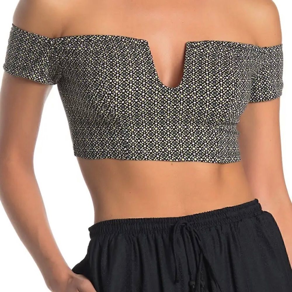 Free People Lucky Now Brami Black Combo - Size Small